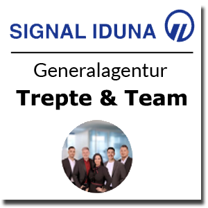 Signal Iduna - Generalagentur Trepte und Team - Sponsor des Radebeuler Ricochet Vereins